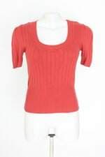 blusa de tricô cortelle feminina terracota