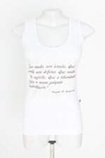 regata tico barret's feminina branca com silk