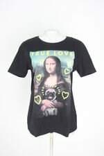 camiseta renner feminina preta com silk