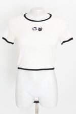 blusa youcom feminina off white com bordado