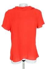 blusa alice feminina laranja com laço