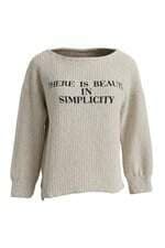 Blusa tricô Mob feminina off white