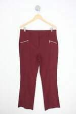 calça de tecido yessica feminina vinho