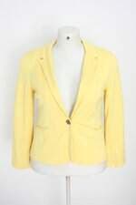 blazer cortelle feminino amarelo com forro