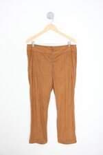 calça de tecido clock house feminina marrom