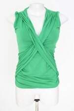 blusa collins feminina verde com pregas