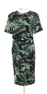 vestido feminino Pusco Estampado com fenda