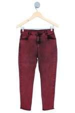 calça de sarja innocenti feminina vermelha
