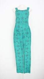 macacão leeloo feminino verde estampado