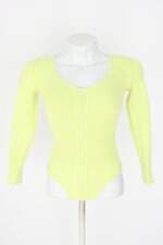 body de tricô feminino verde