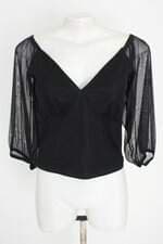 blusa C&A feminina preta