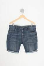bermuda denim co feminina azul