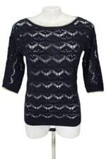 blusade tricô Renner feminina azul