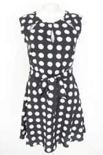 vestido basic collection feminino estampado com faixa na cintura