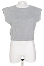 blusa mc ju feminina cinza
