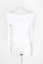 blusa cotton on feminina branca com sobreposição