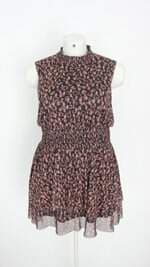 vestido a collection feminino estampado com forro