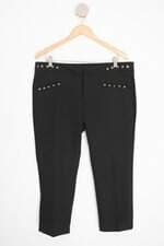calça de tecido zara feminina preta