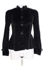 Vestido de Veludo Pango Preto