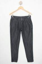 calça jeans cactus feminina azul com pregas