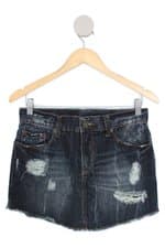 saia jeans Le Lis Blanc feminina azul
