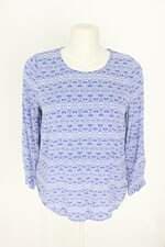 blusa femininA BICOLOR com barra mullet