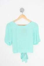blusa clube a majú kids verde com recortes