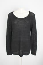 blusa de tricô malwee feminina preta