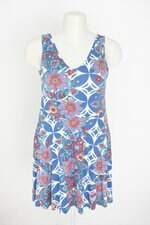 vestido enfim feminino estampado