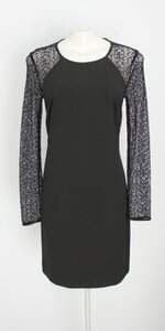 vestido iodice feminino preto com renda