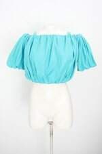 blusa merci feminina azul com forro