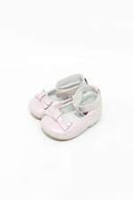 sapato paola da vinci kids rosa com laço