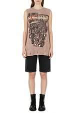 blusa Animale feminina rosa com fenda e silk