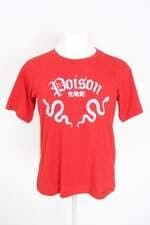 camiseta masculina vermelha com silk
