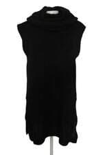 Blusa Alongada em  tricô preta