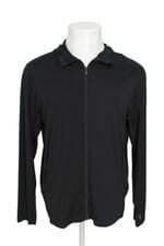 jaqueta esportiva beneunder feminina preta com recortes