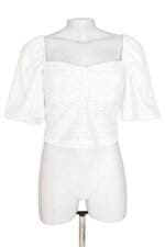 blusa cropped Renner feminina branca