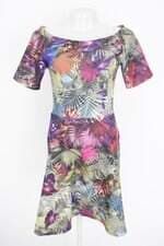 vestido leboh feminino estampado