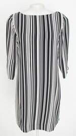 vestido cortelle feminino listrado com forro