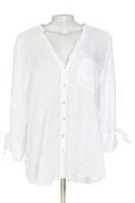 camisa Zara feminina branca