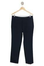 calça social Renner femininA azul com barra italiana