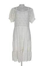 vestido feminino  tricot knk  kanaka branco