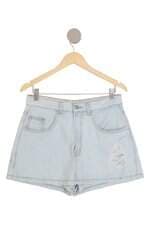 shorts saia Farm feminino jeans