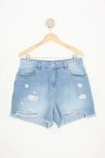 shorts jeans pool feminino azul