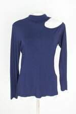 blusa bonprix feminina azul