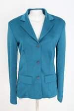 blazer bahal feminino azul com forro