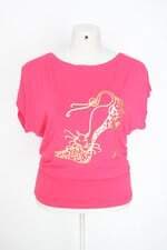 blusa feminina rosa com silk