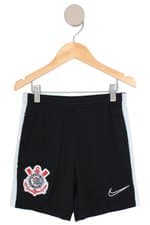 bermuda Dri Fit kids preta