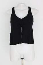 bata feminina preta com fenda