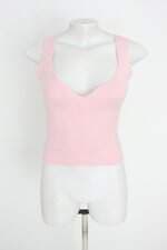 cropped de tricô tô pronta feminino rosa